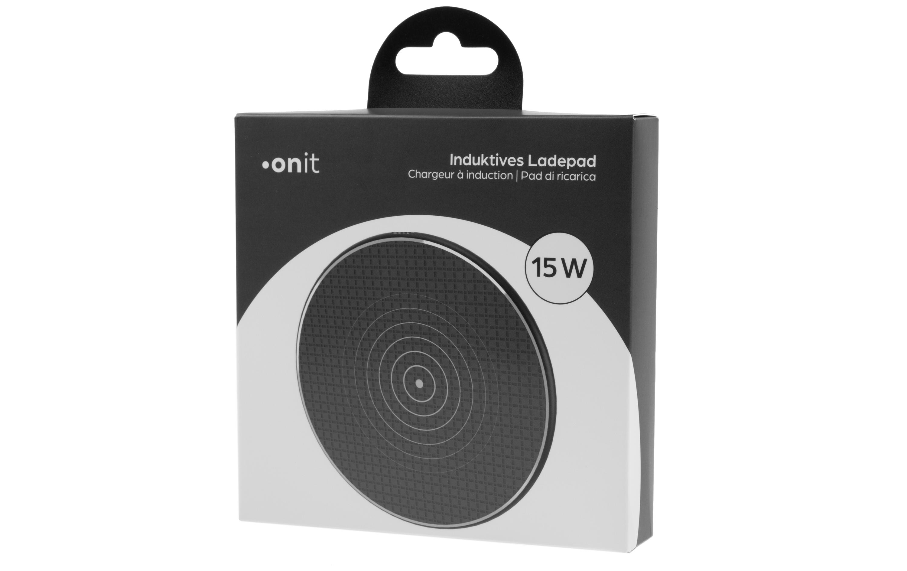 Wireless Charger 15 W SchwarzLadepad für schnelles kabelloses Laden