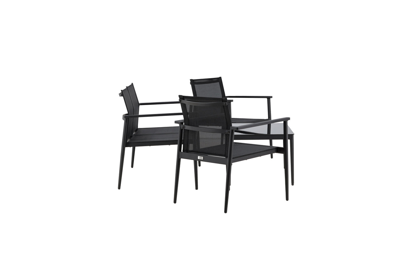 FjÃ´rd - Tuinset Zwart - Aluminium|Textiel - Break