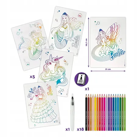 Maped Creativ Ausmal-Set AQUA'ART MAXI - BARBIE