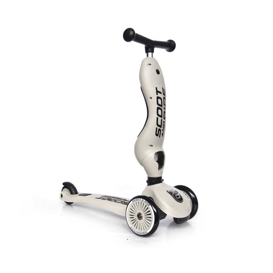 Scoot and Ride - 2 i 1 Løbecykel/ Løbehjul - Ash