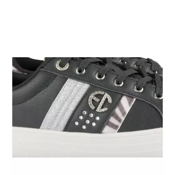 Baskets NOIR ENRICO COVERI