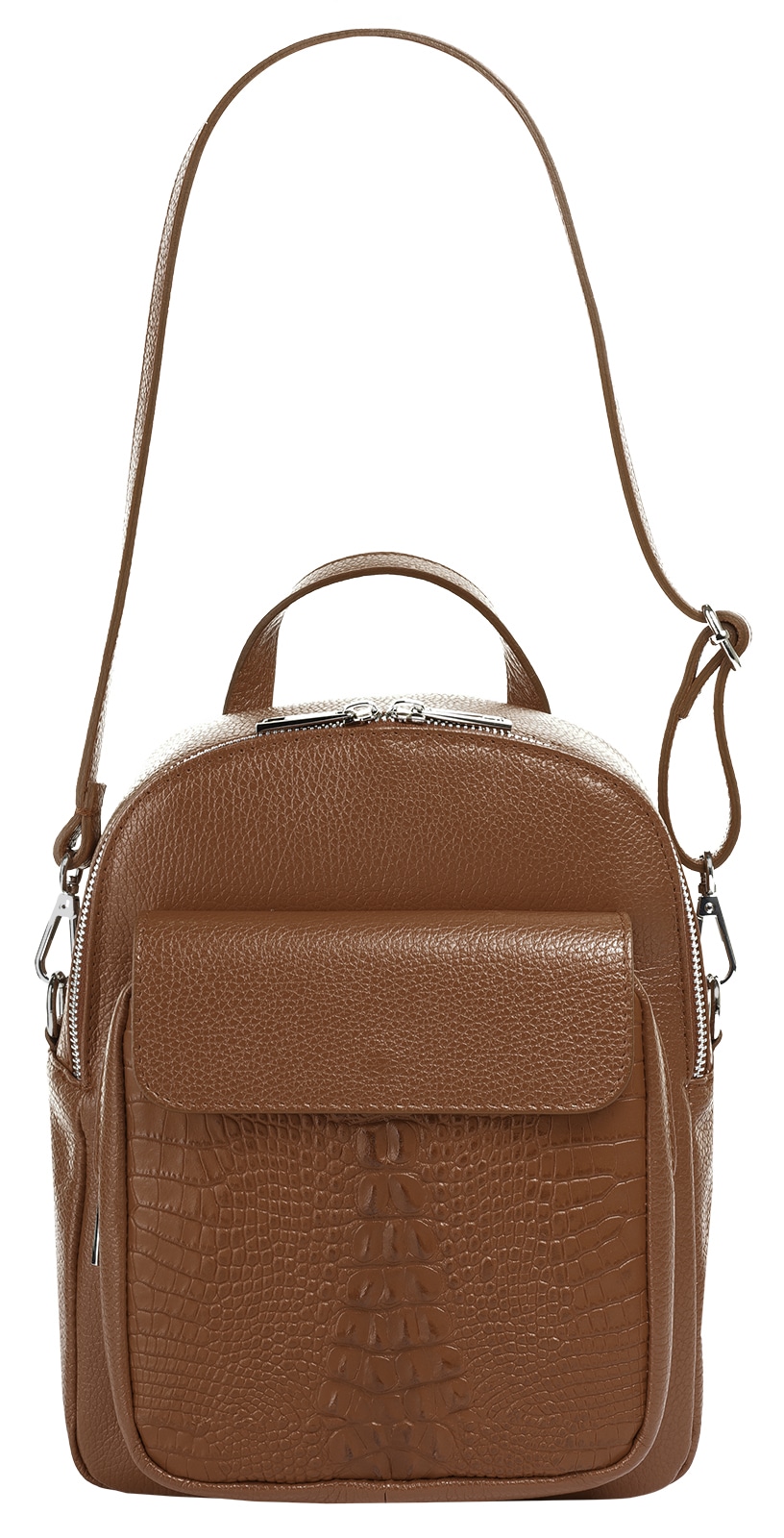 Cluty Cityrucksack echt Leder, Made in Italy