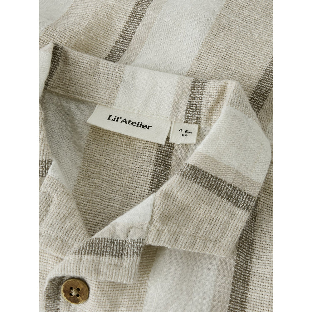 Køb Lil'Atelier Coconut Milk Nbmfibert Ss Loose Skjorte Lil