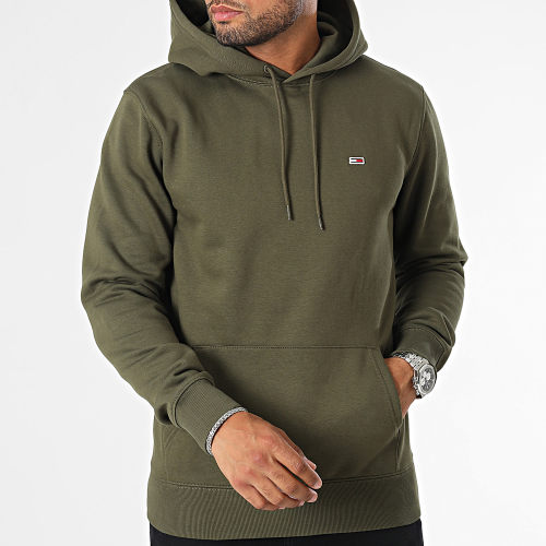 Sweat Capuche Regular Fleece 9593 Vert Kaki