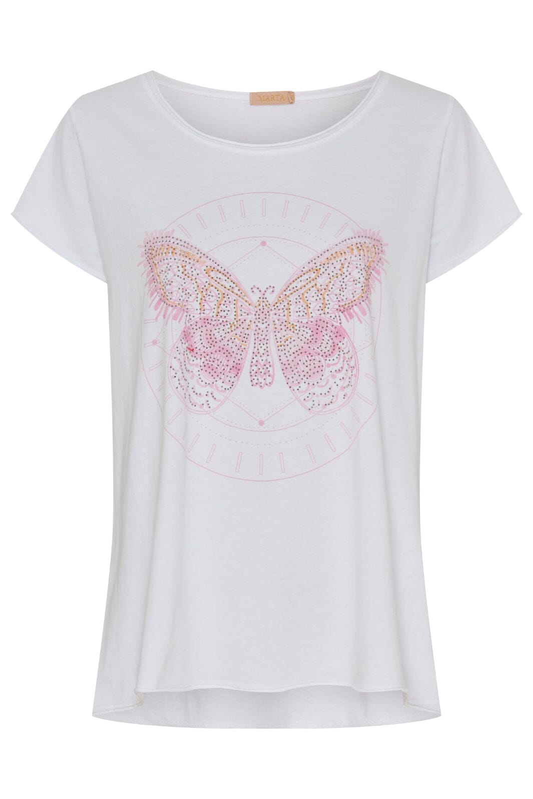 Marta Du Chateau Mdcmarie T-Shirt rosa butterfly