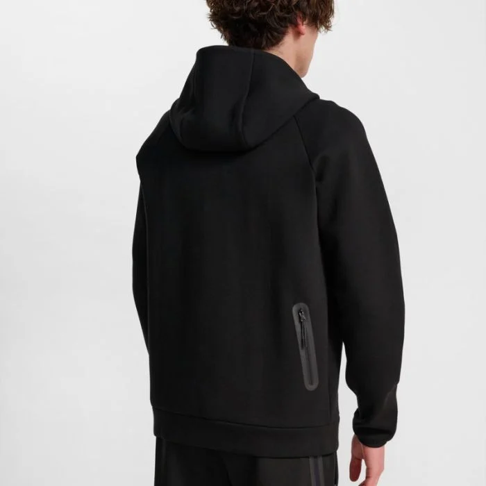 Hummel Unisex Trøjer Tech Fleece Zip Hoodie Sort