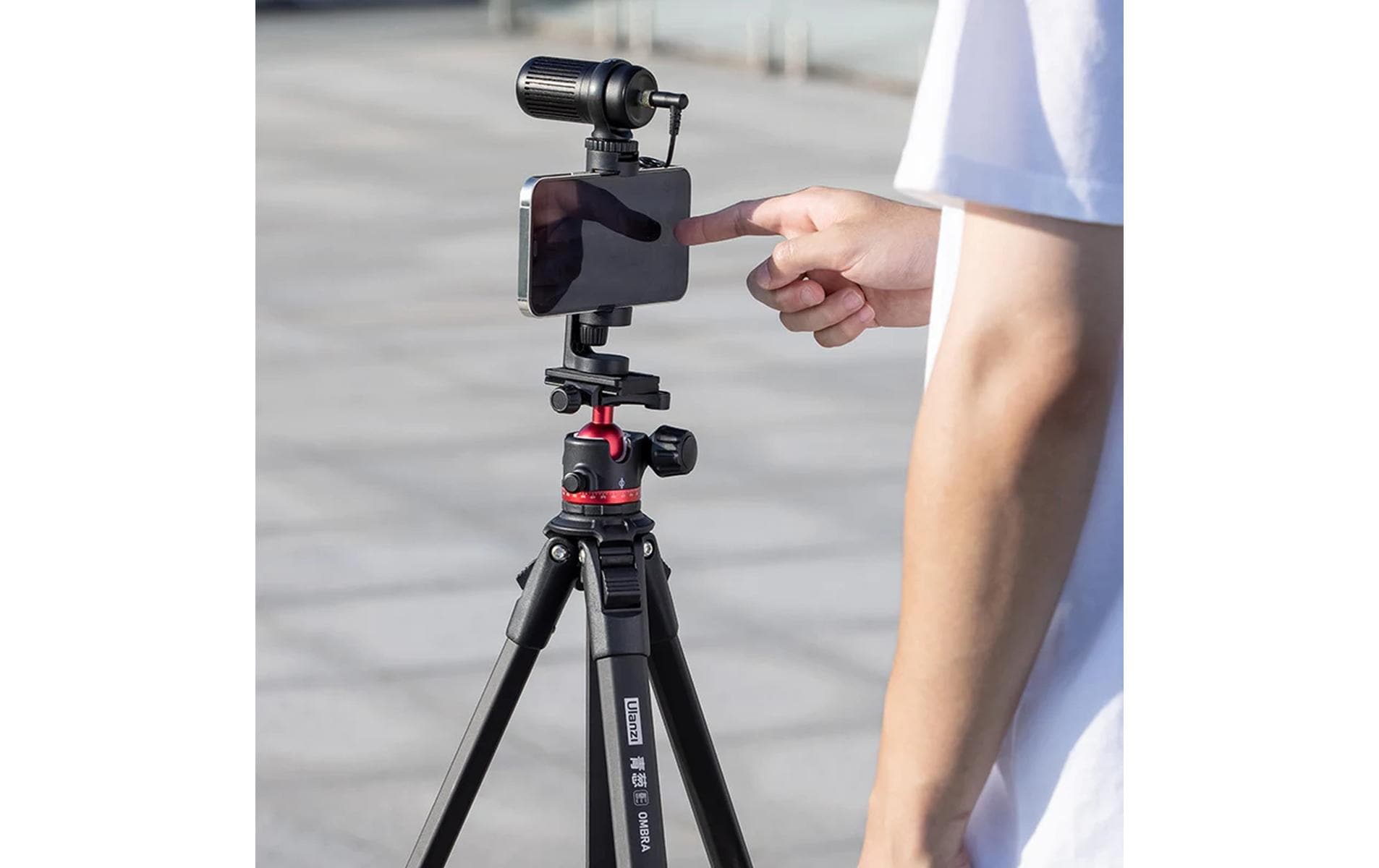 Reisestativ Ombra - SchwarzEinsteiger-Stativ für Fotografie, Video, Vlogging und Live-Streaming
