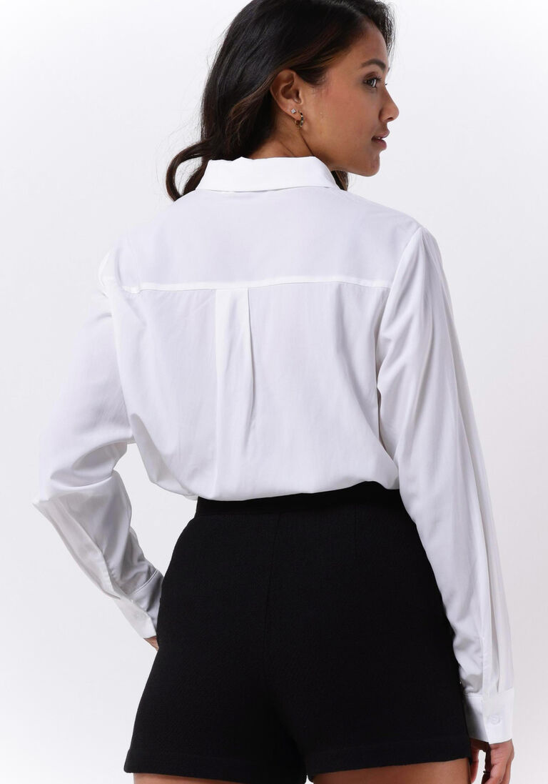 NA-KD ecru na-kd blouse sheer basic shirt