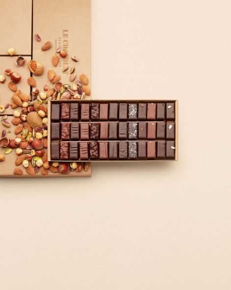 Coffret Pralinés à l'Ancienne 39 pièces | Le Chocolat Alain Ducasse 345g