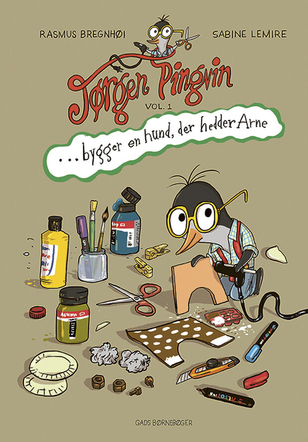 Bøger Jørgen Pingvin bygger en hund, der hedder Arne Multi & beige