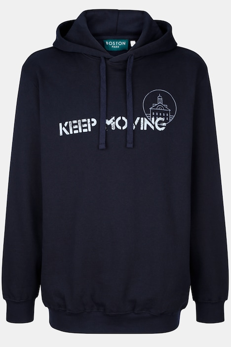 Boston Park Hoodie, Schriftzug, bis 72/74
