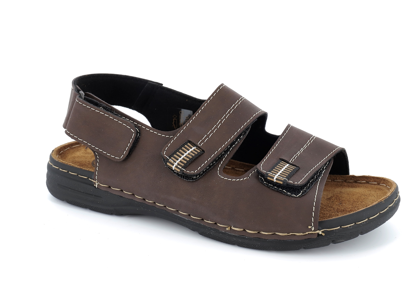 P brand-638 Synthétique Marron Foncé