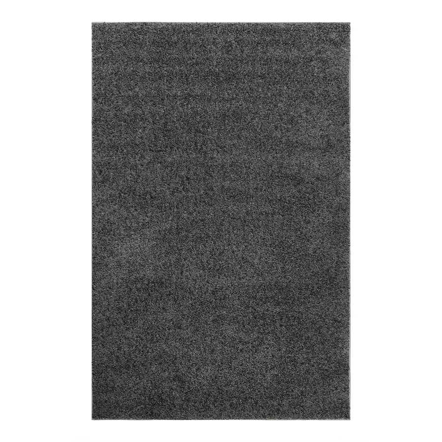Wecon home basics Hochflorteppich Greta anthrazit grau