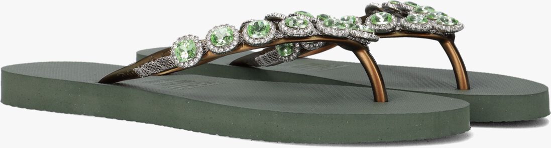UZURII groene uzurii teenslippers beatrix