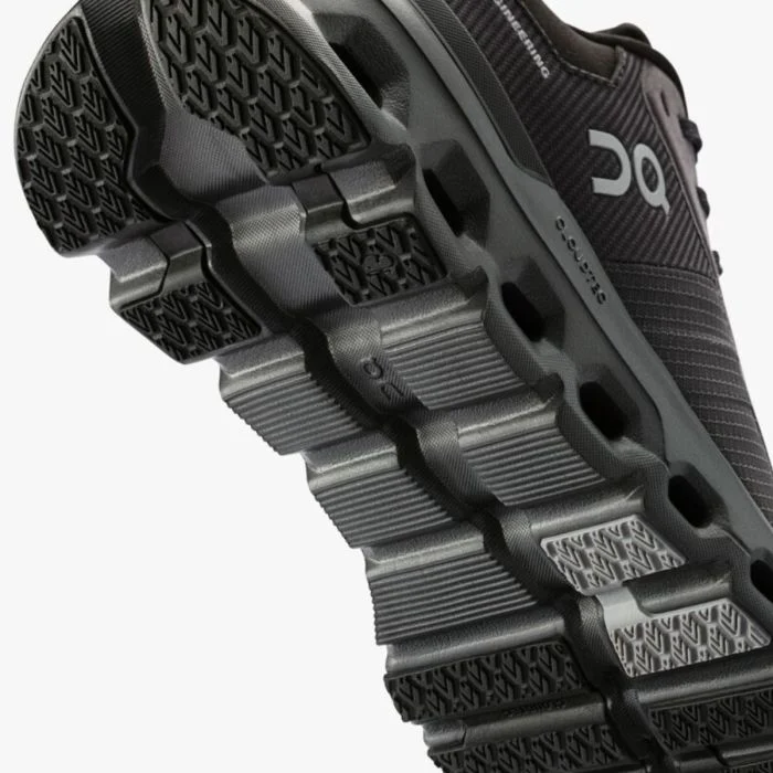 On Dame Løbesko Cloudrunner 2 Waterproof Sort