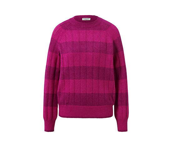 Strickpullover mit Ajour-Muster