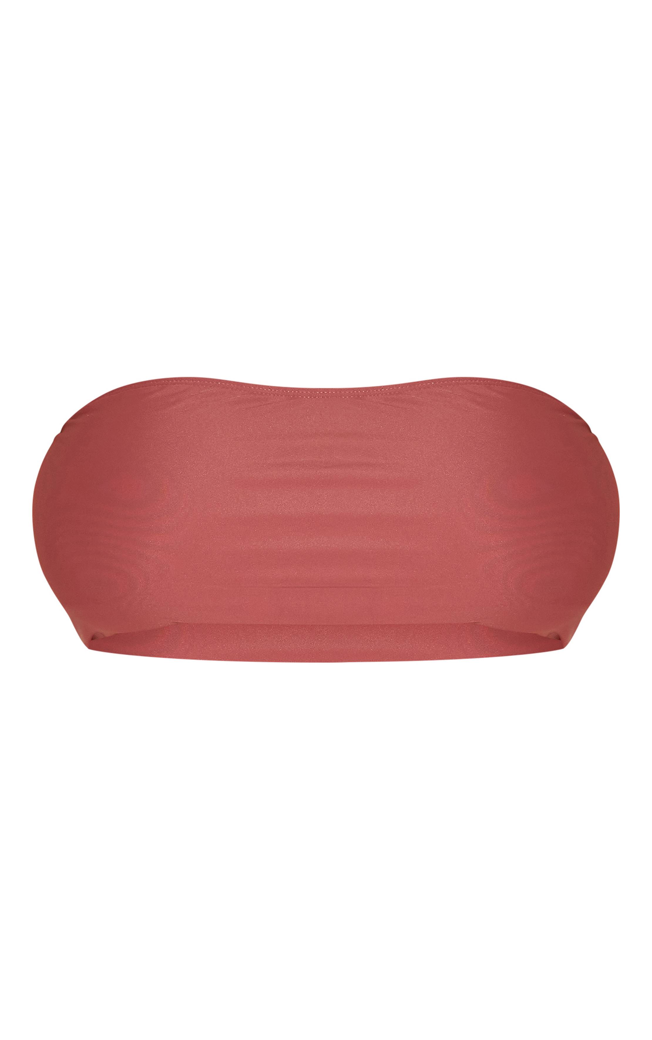 Rouille Haut De Bikini Bandeau Basique Plus