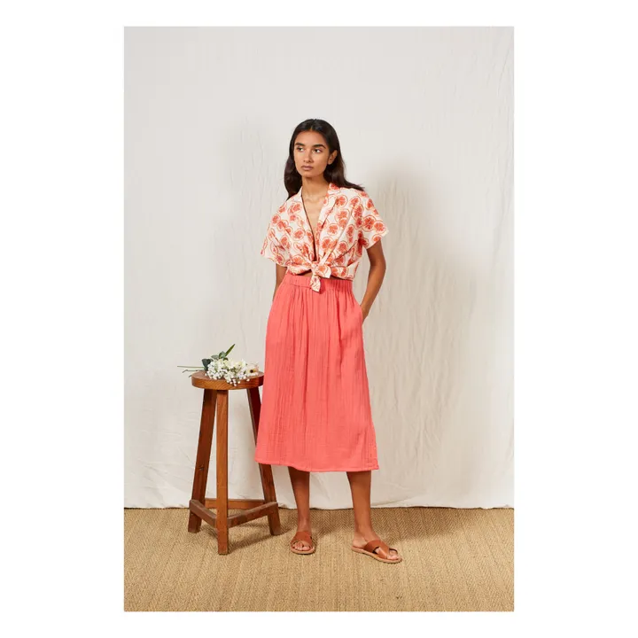 a.p Chemise Fontana Coton Bio | Rose