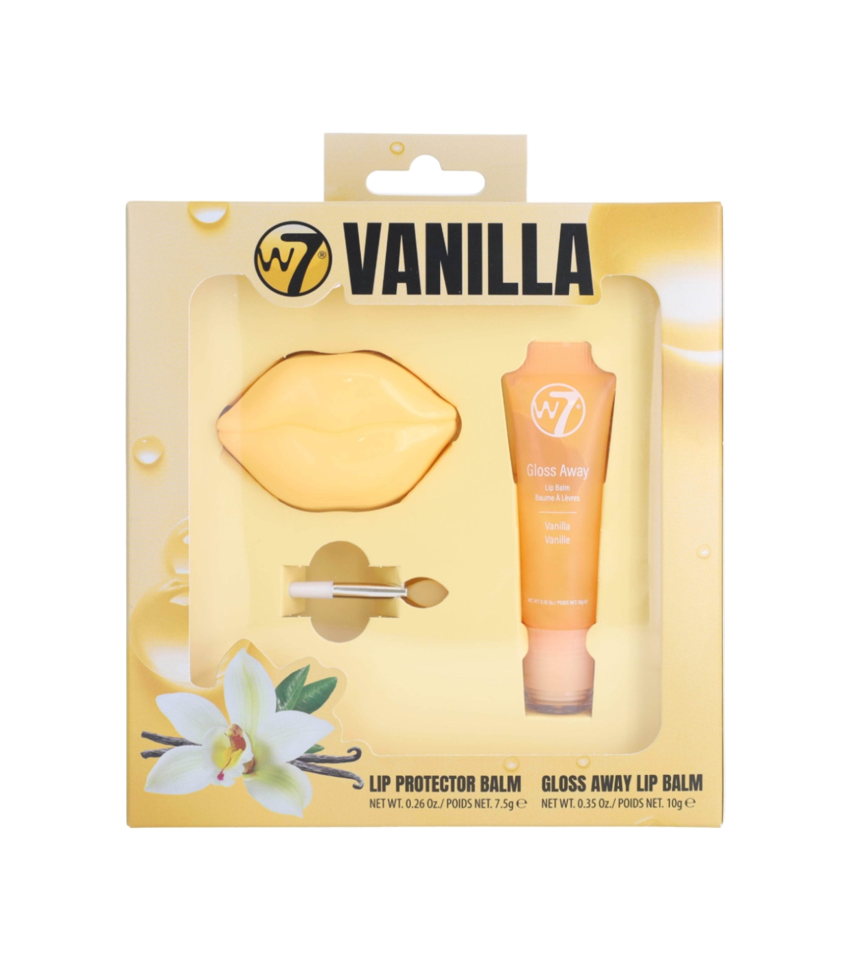 W7 - Conjunto de cuidado labial - Vanilla