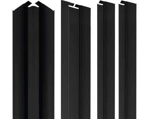 Decodesign profielset D1901121 68 2100 mm zwart