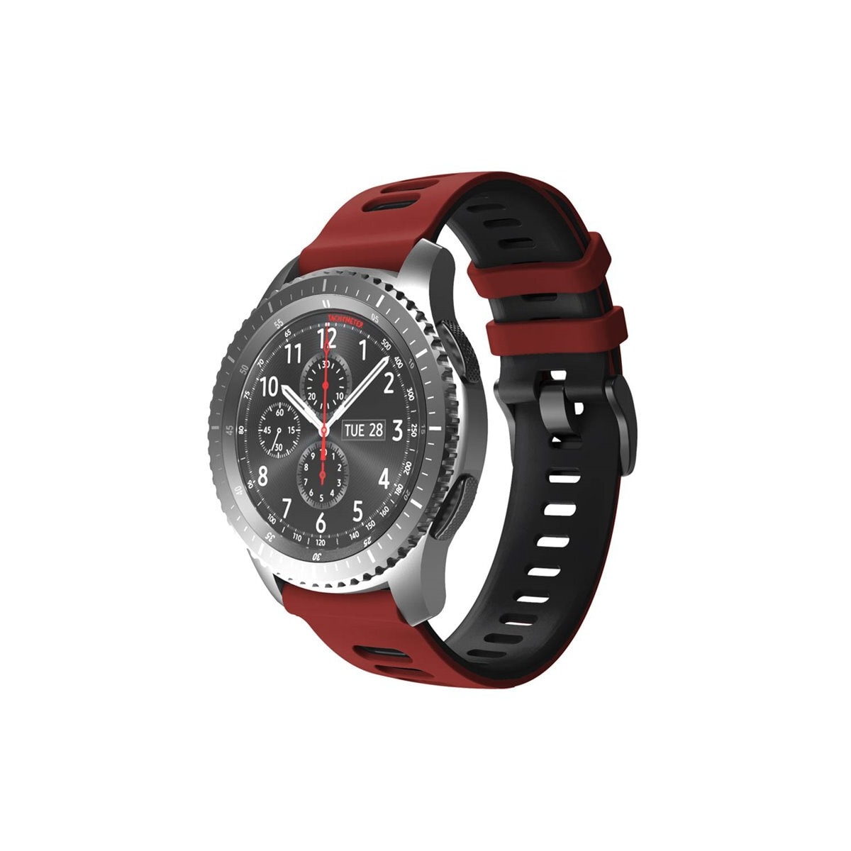 Twin Sport armbånd Samsung Galaxy Gear S3 - Rød/svart