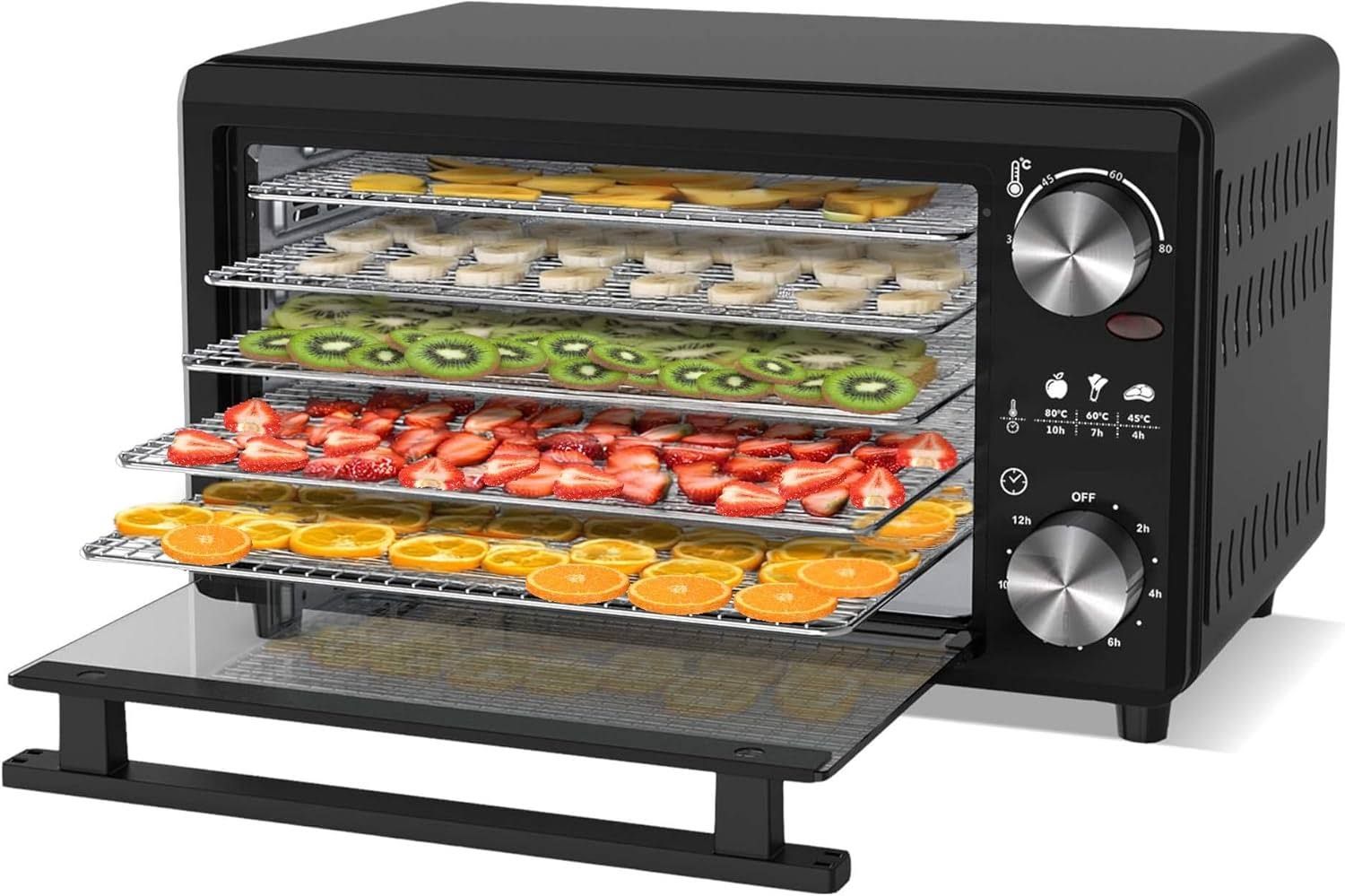 TurboTronic Dörrgerät TurboWave BIO ab 30°C 14 Liter komplett aus Meta