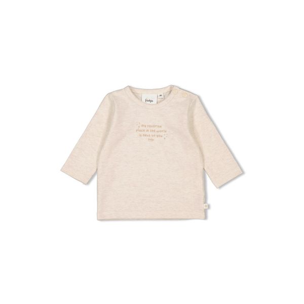 Feetje Longsleeve The Magic is in You Offwhite melange