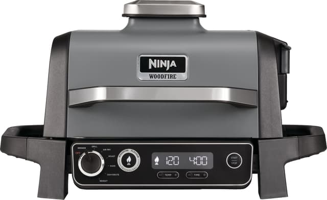 Ninja Woodfire elektrisk grill OG701EU (grå & sort)