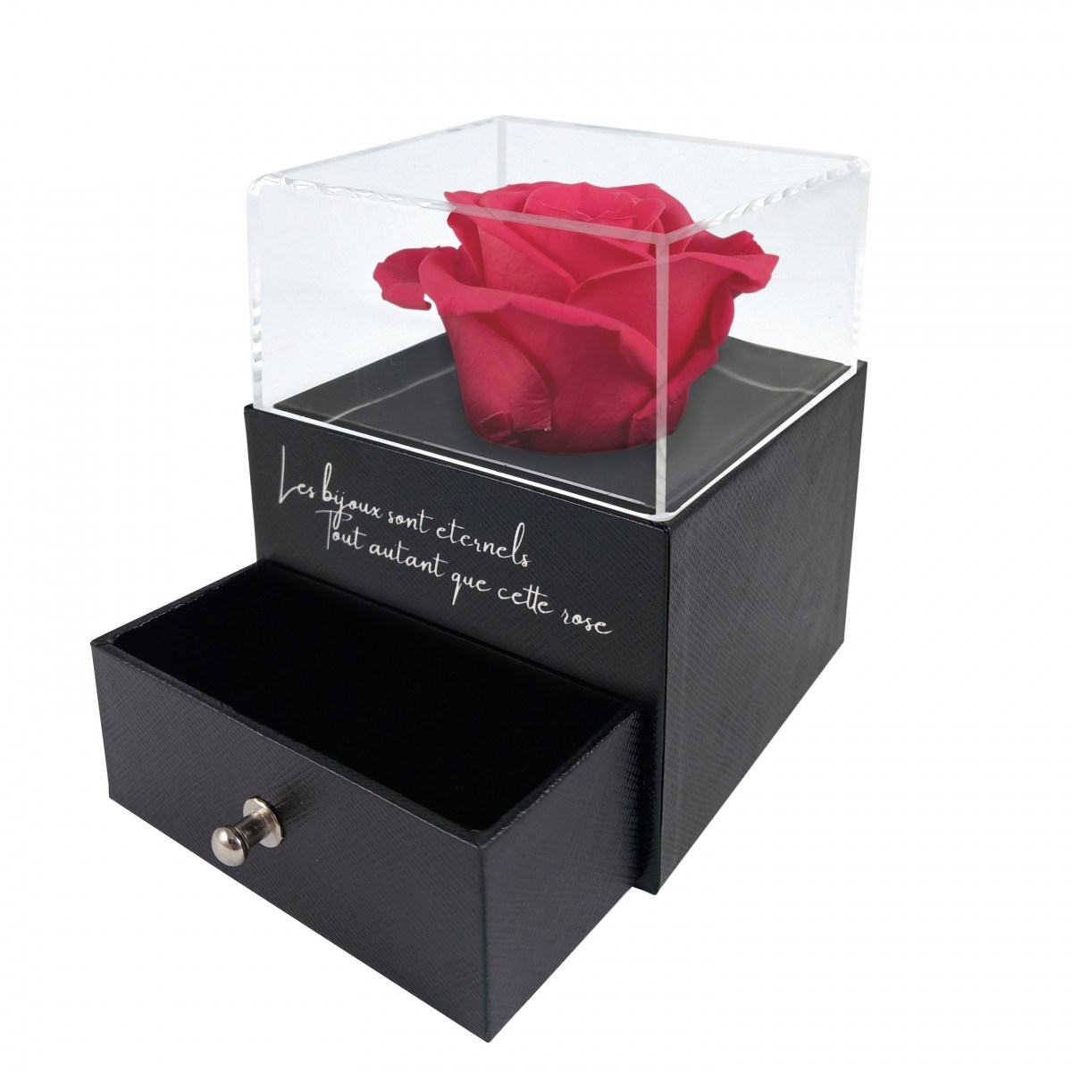 Boite à bijoux - Rose eternelle
