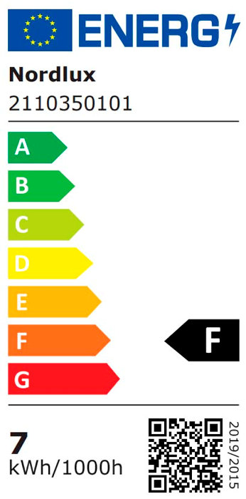 Nordlux Alec 6,1 W indbygningsspot LED hvid