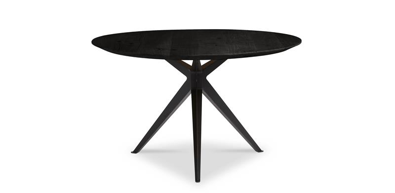 Eettafel Grayson antraciet ⌀130 cm