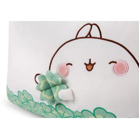 NICI Kissen MOLANG mit Kleeblatt, 43 x 25 cm