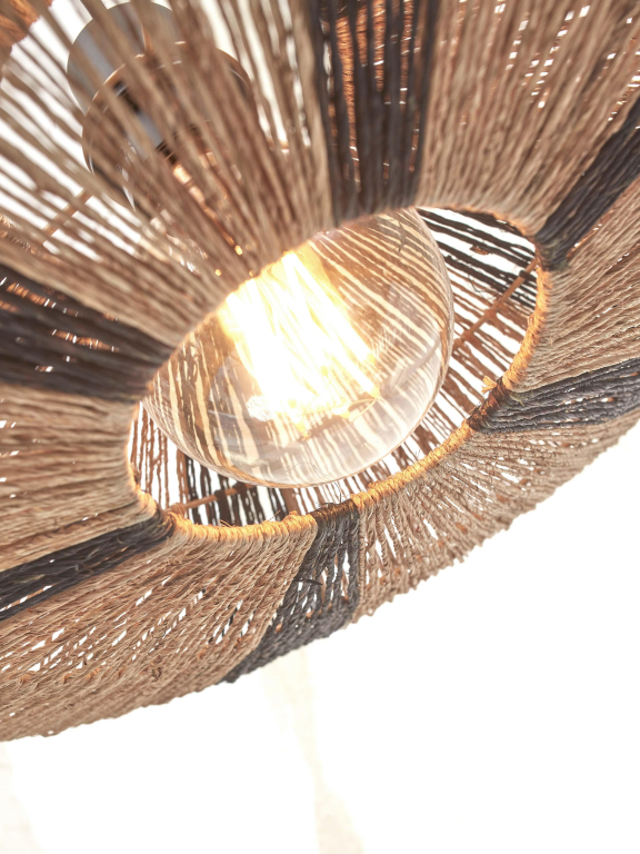 Good&Mojo Iguazu hanglamp Ø55 schijf large naturel