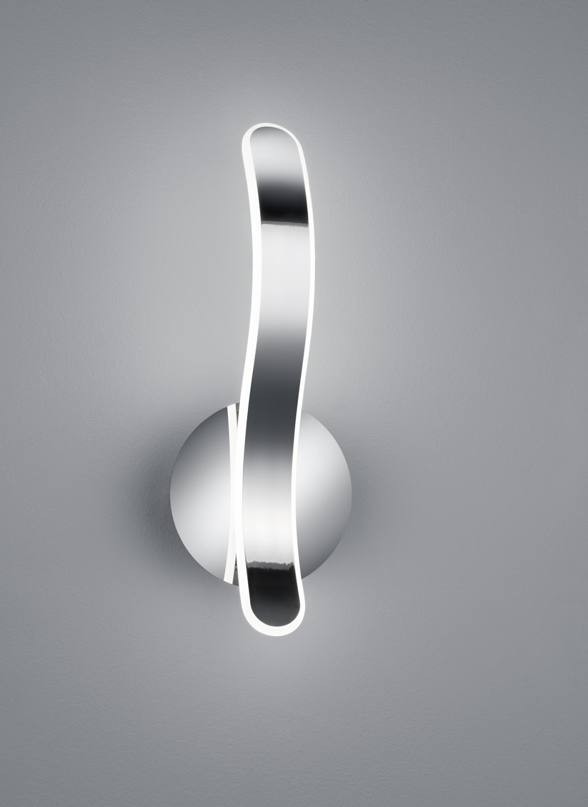 LED-Wandleuchte - chrom - dimmbar - 39 cm