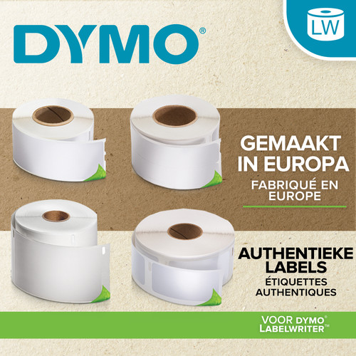 DYMO Authentieke LabelWriter Kleine Naambadge Label Wit (41 mm x 89 mm)