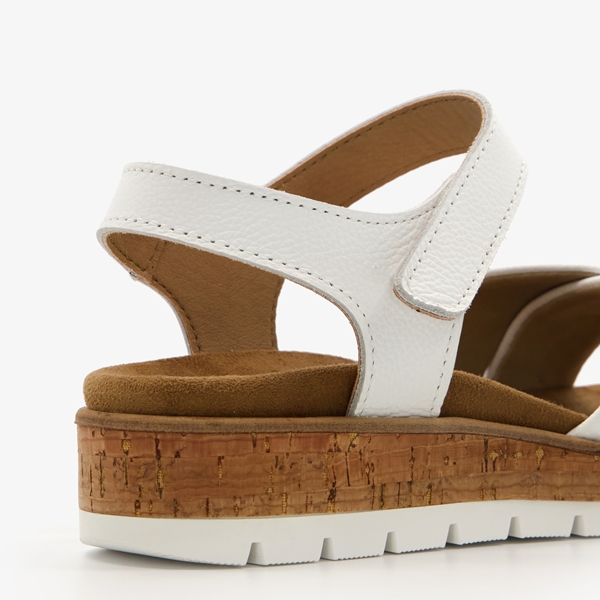 Hush Puppies leren dames sandalen wit