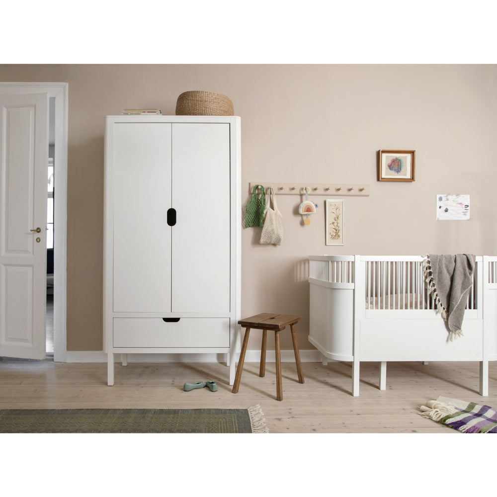 Køb Sebra White Seng Baby & Junior