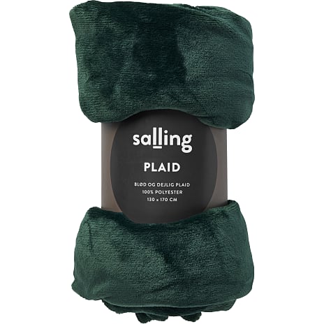 Salling fleece plaid - grøn