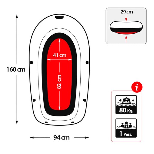 Barco inflável Intex Explorer Pro 100