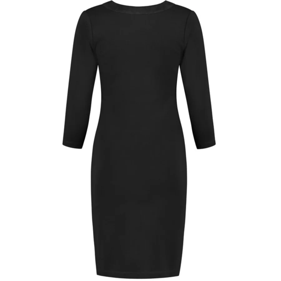 LOVE2WAIT Umstandskleid Ponte di Roma Suede schwarz