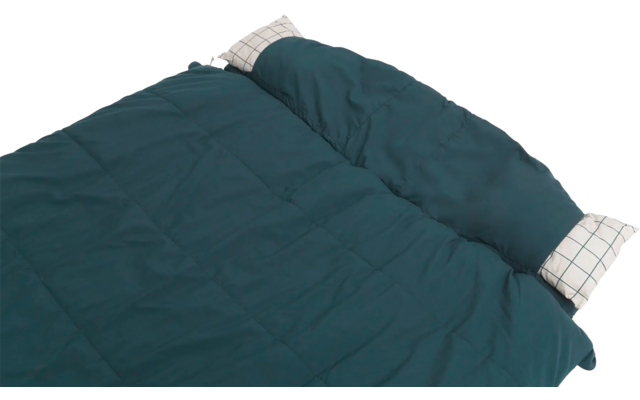 Outwell Camper Lux double Deckenschlafsack blau für zwei Personen bis 200 cm