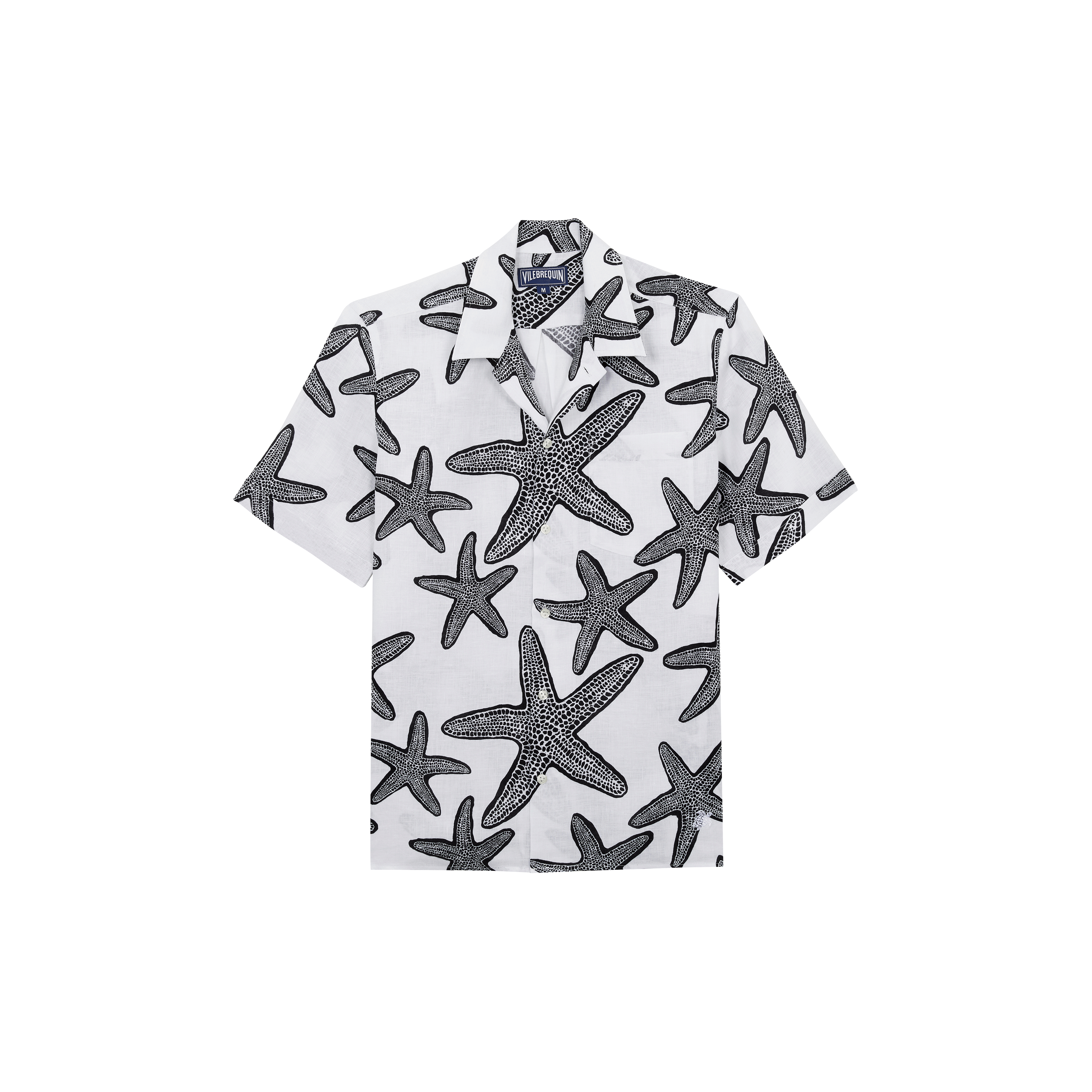 Chemise bowling en lin homme Starlettes