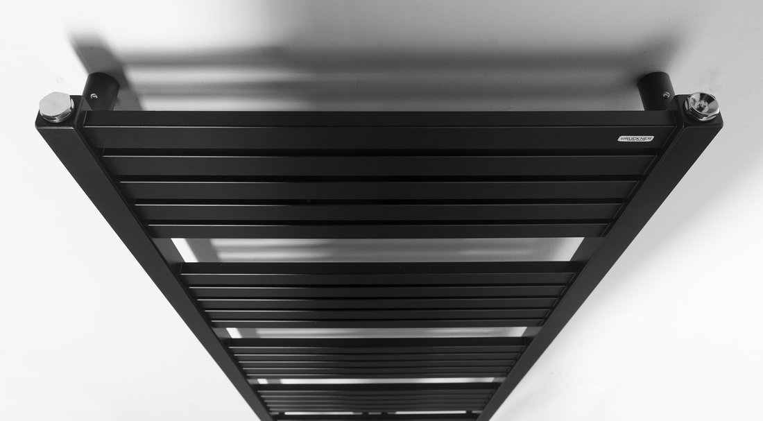 Sapho Grunt radiator 133x50cm 611W zwart mat