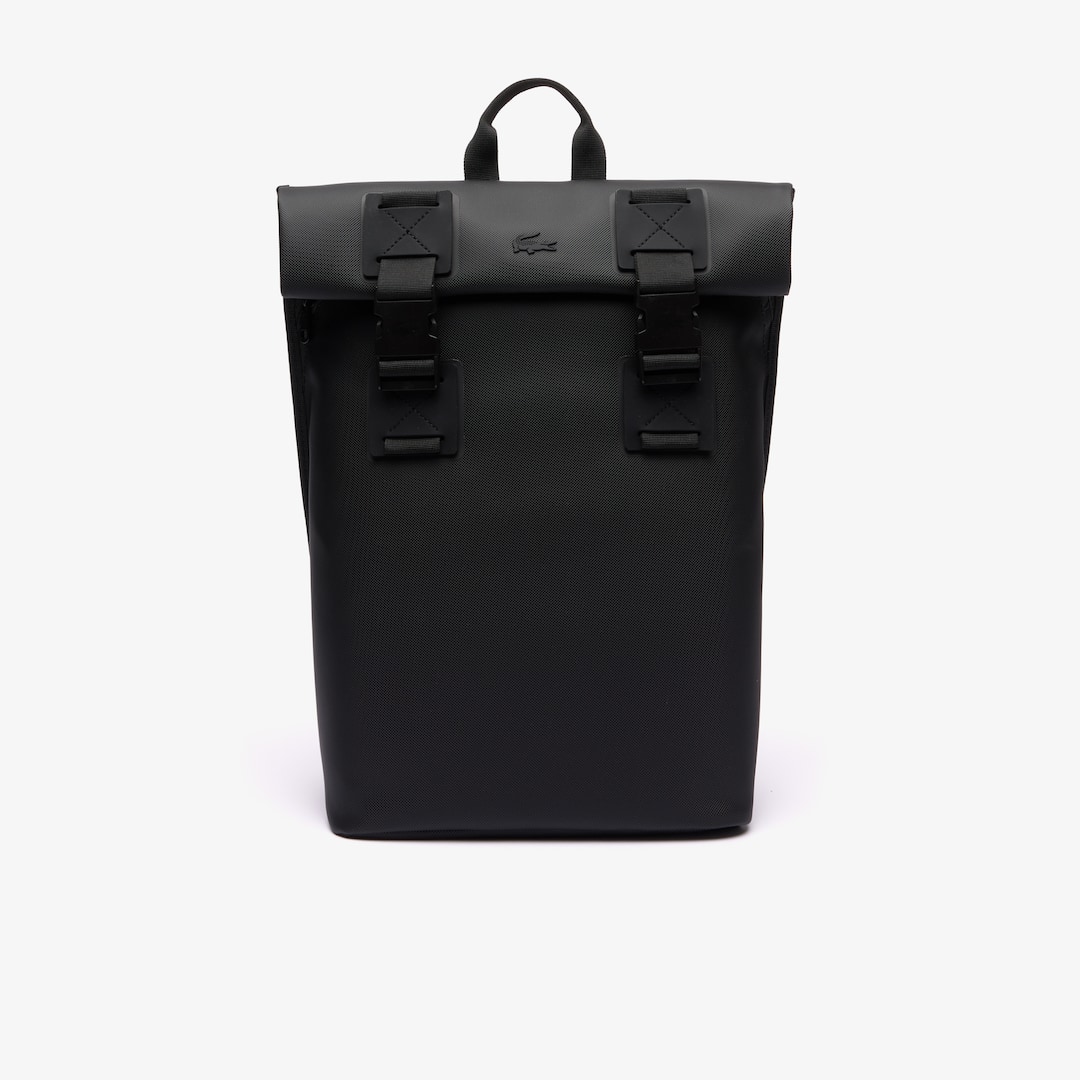 Sac à dos à roll-top avec poche ordinateur Sacs à dos - Noir - Lacoste - Homme