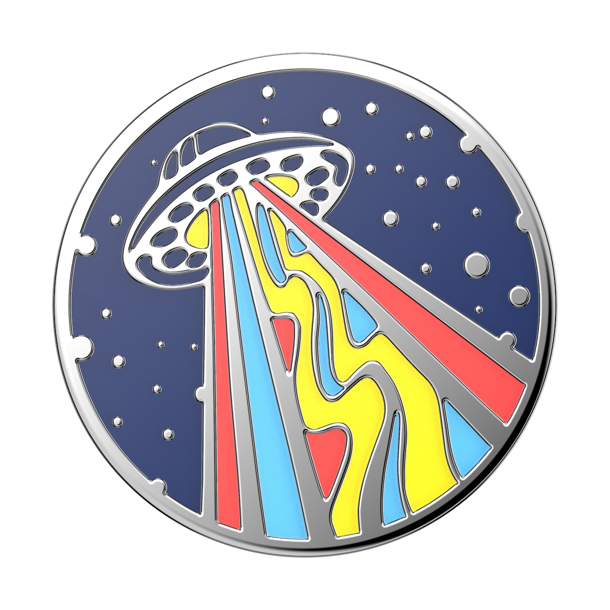 Popsockets Premium grep mobile enheter (enamel outta this world navy)