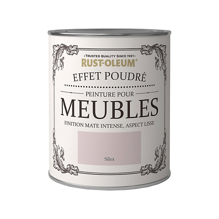 Peinture pour meubles Rust-Oleum silex effet poudré mat intense 0,75L