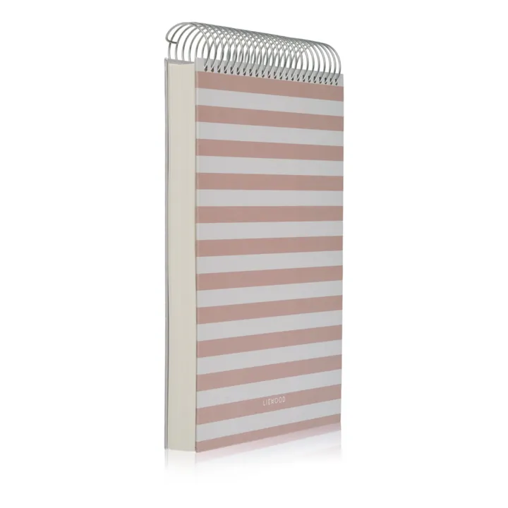 Liewood Carnet à dessin Jonnie | Stripe Tuscany rose/Sandy