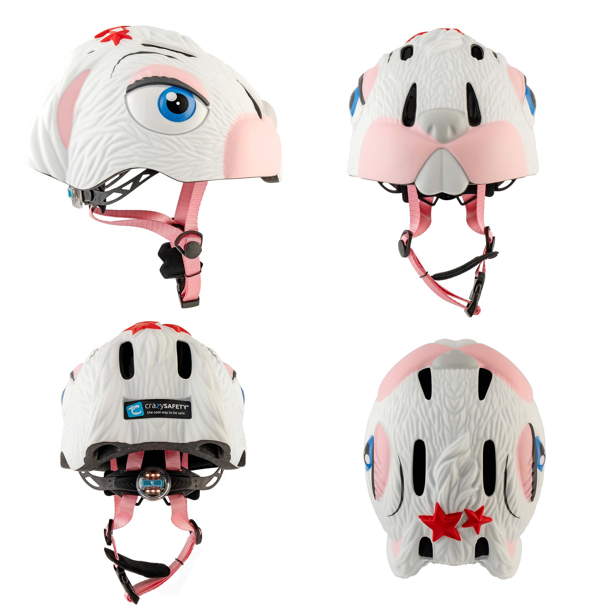 Capacete de segurança para bicicleta Crazy Safety Bunny