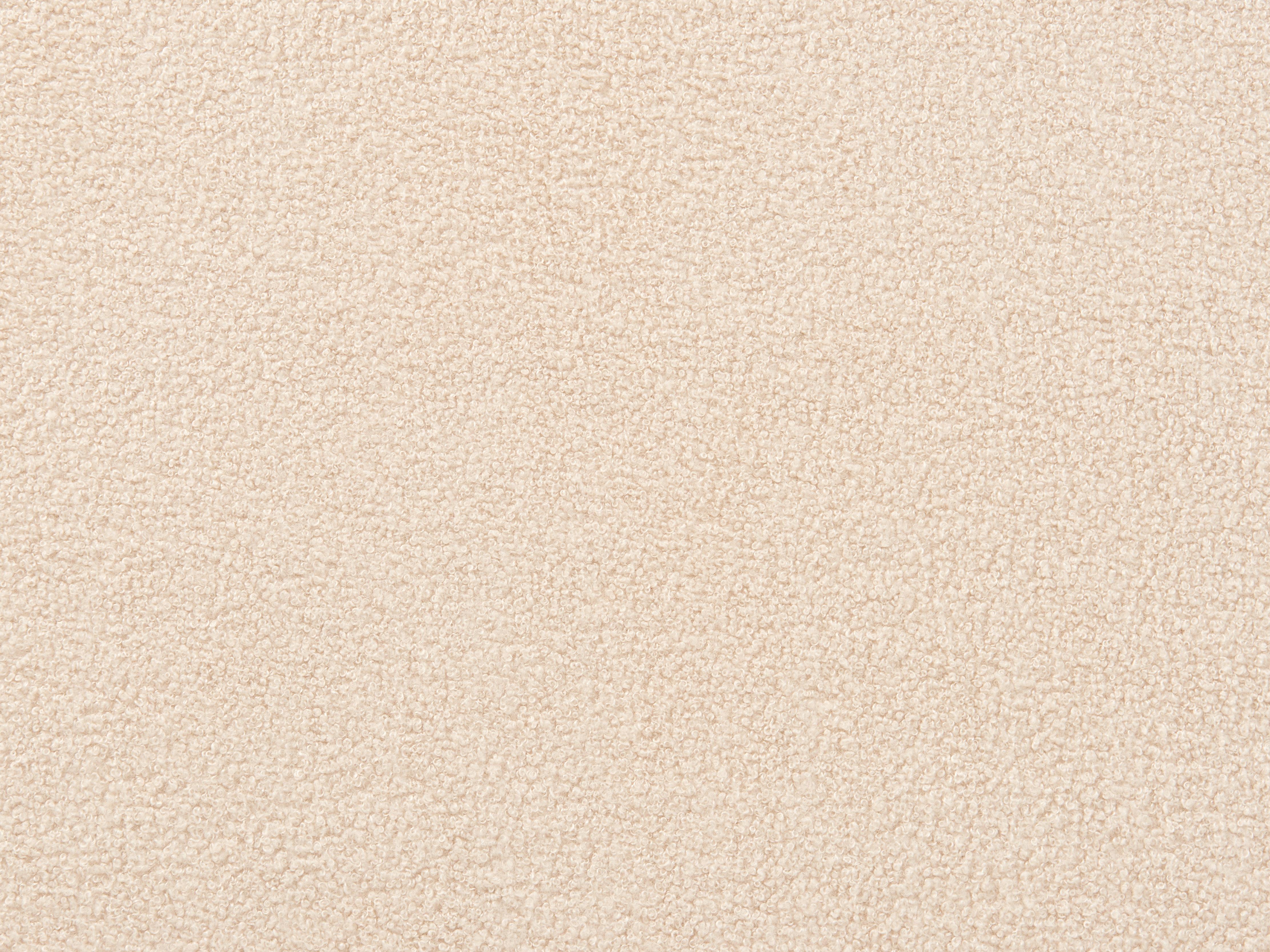 Bed Bouclé FLAYAT 160 x 200 cm Lichtbeige