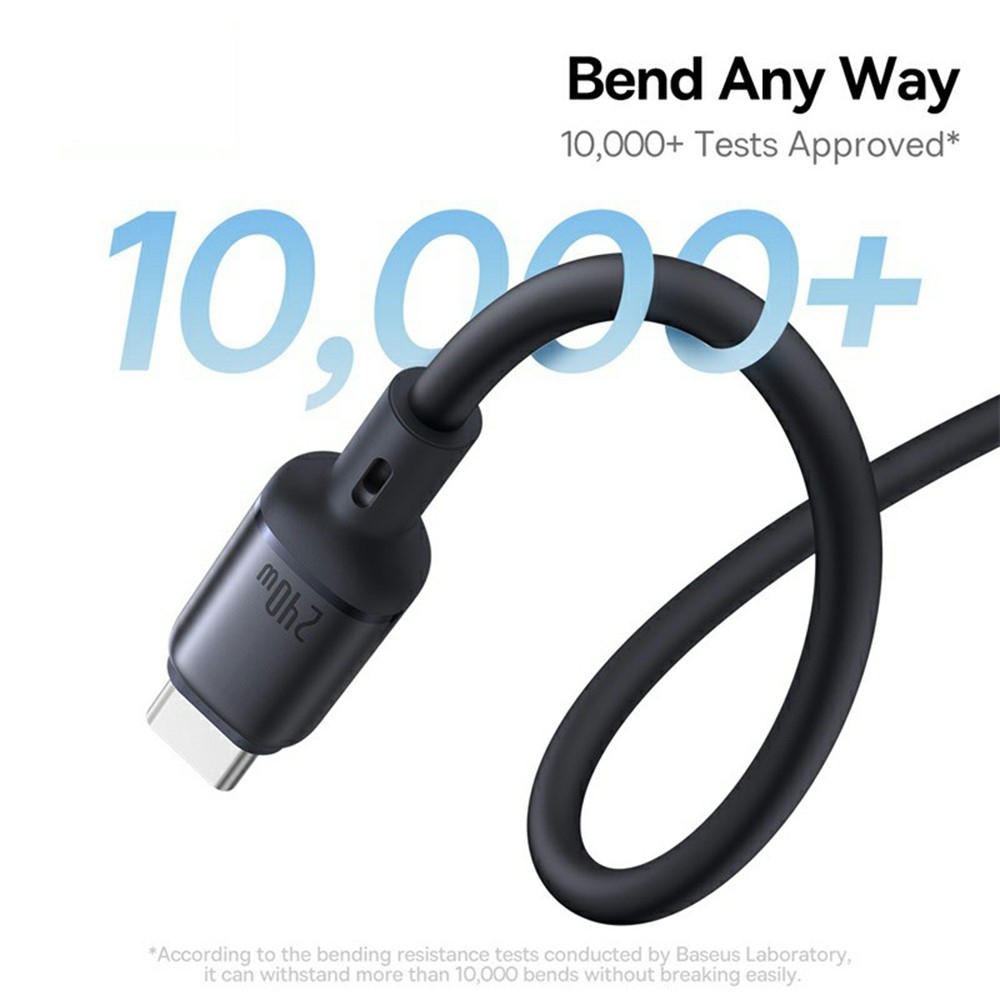 (1m) 240W PicoGo USB C auf USB C Magnet Ladekabel Power Delivery Datenkabel - Blau
